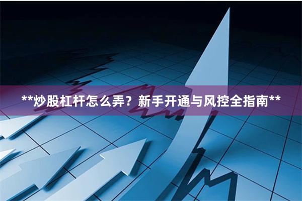 **炒股杠杆怎么弄？新手开通与风控全指南**